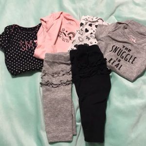 Baby girl outfit set